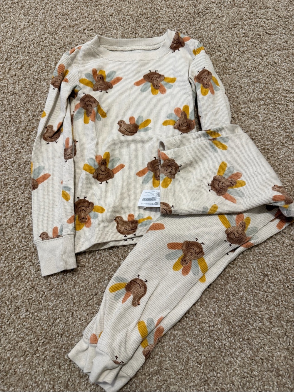 Carter’s Thanksgiving Turkey Pajamas 5T